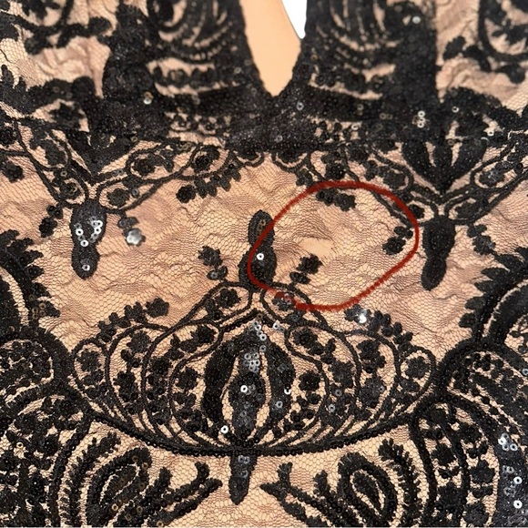 Free People ~ Night Shimmers Women’s Mini Dress in Black ~ Size 4 - Picture 11 of 11